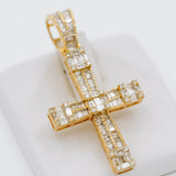 Baguette Cross Pendant - 1.33ct