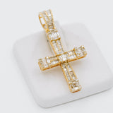 Baguette Cross Pendant - 1.33ct