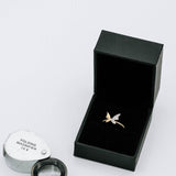 Diamond Butterfly Ring