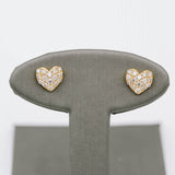 Diamond Heart Earrings