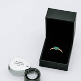 Emerald and Diamond Ring