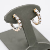 Large Diamond Hoops