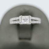 Princess-Cut Moissanite Ring
