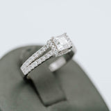 Princess-Cut Moissanite Ring