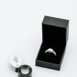 Princess-Cut Moissanite Ring