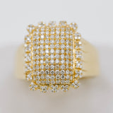 Rectangle Dome Ring
