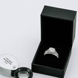 Diamond Bridal Set with Halo Ring