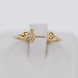 Diamond Cross Ring