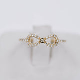 Diamond Infinity Ring