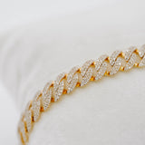 Diamond Miami Cuban Bracelet - 8" x 9.7mm