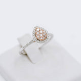 Diamond Pear Ring