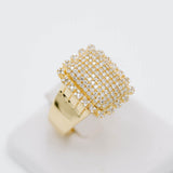 Rectangle Dome Ring