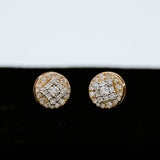 Round Cluster Earrings