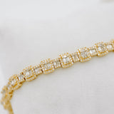 Square Cluster Bracelet